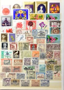 Accumulation of various countries in 8 stockbooks and 1 album, including Eastern bloc, South America, Asia, theme, Germany, Australia, Canada, etc., mostly gest., vf/f/to be checked