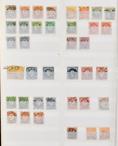 Verzameling/voorraad in 4 insteekboeken, vanaf klassiek met o.a. betere zegels Noorwegen (gemiddelde kwaliteit) en veel Zweden, zm/m/ntz