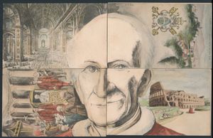 Religie, puzzelkaarten, waarvan Hoofd volledig, 