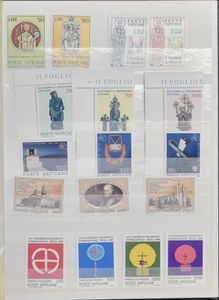 Accumulation of various countries in books, box, on insert cards, including Danzig, Netherlands, Singapore, Scandinavia, theme, Germany, Vatican, Great Britain, vf/f/to be checked