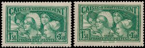 N° 261, accumulation of mint and beautiful stamps, type III 