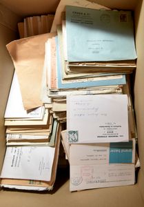 Verzameling brieven/ zichtkaarten diverse periodes, enkele 1.000den brieven met meerdere mooie afstempelingen, zm/m/ntz.