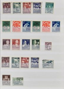 Stockbook with better stamps, all uncancelled is postfresh without hinge with a.o. Germany 