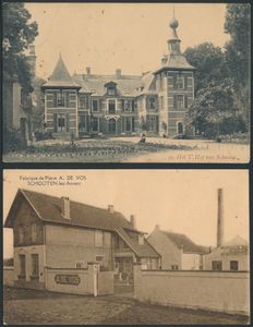 Schoten, w.o.w. belle carte du pont, etc. (5 pièces)