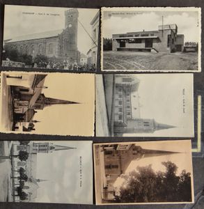 Diverse plaatsen, w.o. Steendorp, Moerzeke, enz. (16 stuks)