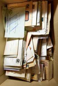 Verzameling brieven/ zichtkaarten diverse periodes, enkele 1.000den brieven met meerdere mooie afstempelingen, zm/m/ntz.