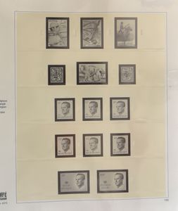 Safe, Belgium, 2 albums with preprint sheets 1973-1989