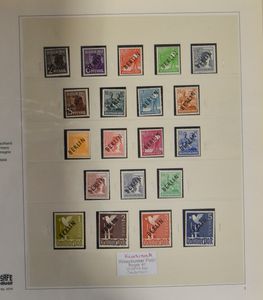 1948/1990, in 2 Safealbums + stockbook, with booklets and long-term sets, incl Berlin overprints (with sign, without guarantee), vf/to be checked (Mi € +/- 3,700)