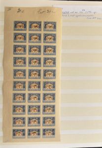 Diverse Baltische landen1920/1936 Gespecialiseerde verzameling in insteekboek met veldelen, variëteiten, betere LP, etc., interessant voor specialist, zm