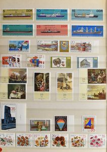 1945/1983 Verzameling in album en insteekboek vanaf Sovjet Zone, incl. blokken, zm/m