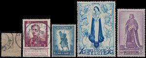 1849/1996 Verzameling in 4 KaBe albums, waarbij volledige reeksen, stempels, Grote Orval *, Infanterie *, nominaal, zm/m/ntz