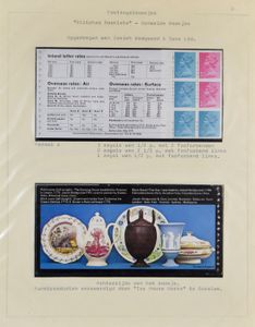 1972/1983 Gespecialiseerde verzameling boekjes in 3 albums, volledige boekjes en ook ontmanteld, zodat alle panelen zichtbaar zijn, zm