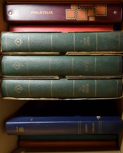 Stockbooks, blank album, covers, etc. (12 items)