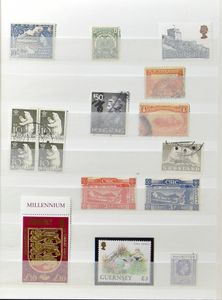 Miscellaneous items in 6 books with some better stamps, including USA, France, Italy, also Michel Western Europe 2018/19 volume 6, vf/f/to be checked