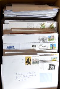 Moderne periode, leuke samenstelling w.o. heel wat Buzin, zm/m/ntz (100den stuks)
