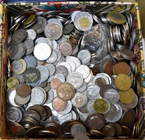 MUNTEN : Wereld diverse landen (+/- 17 kg)