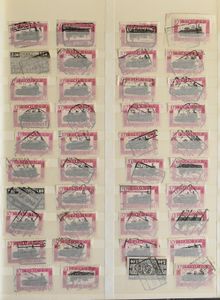 1910/1985, samenstelling 1.100 zegels, w.o. diverse stempels en stations, in insteekboek, zm/m.