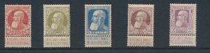 N° 74/77 and 80, some loose values vd set, vf (OBP € 990)