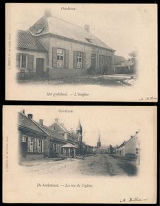 Oorderen, maison d'édition Hendrix, w.o.w. lieu de culte, moulin, etc. (6 exemplaires)