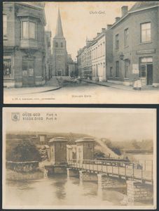 Mortsel, toutes les cartes anciennes avec mieux, diverses vues de villages (61 pièces)