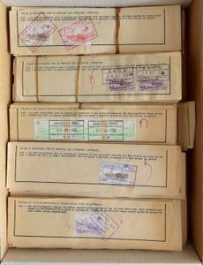 1968/1984, zeer mooie samenstelling uit de reeksen TR 378/98 en 433/54, w.o. veel dienststempels, zm.