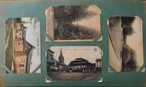 Various countries and part fantasy, great accumulation in old album (+/-700 items)