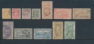 N° 101/12 '1896 Ol Spelen' (10Dr tanding rechtsboven niet mooi), zm/m (Yv € 775)