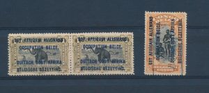 N° 28/35 Mols 1915 avec surcharge 