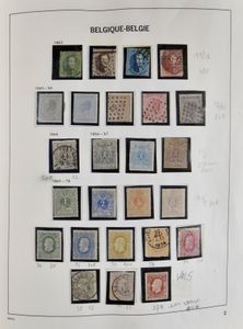 1849/1967 Verzameling in Davo album, w.o. klassiek in gemengde kwaliteit, 64 **, 78/79 , Pellens */gest., 5 franken gest., 301*, Kepie *, 325 *, Sanatorium *, Ridder *, 792/97 **, zm/m/ntz
