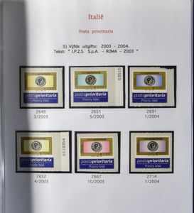 1970/2012, zeer mooie quasi volledige verzameling, in 5 albums, zm.