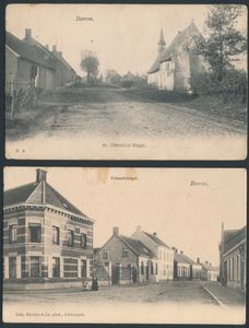 Beerse, belle composition vue sur le village, tous anciens, pas de double (37 pièces)