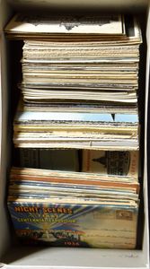 VARIA: Postkaarten, los, in albums, alle periodes, doodsprentjes, documenten, enz.