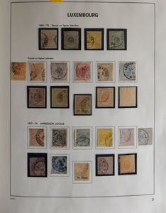 1852/2019, zeer mooie verzameling in 3 Davo-albums, met klassiek zeer goed gevuld, BL 1A, Intellectuelen **, groot aantal volledige jaargangen **, zm/m.