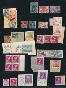 1865/1987  Kleine verzameling afstempelingen 