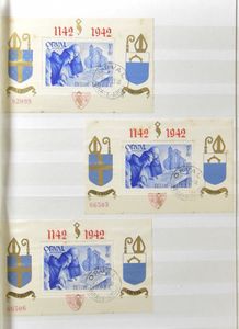 1849/1982 Uitgebreide samenstelling met veel dubbels in insteekboeken, ringklasseurs, diverse uitgiften (heel wat zegels kleven vast), vergrootglas, FDC's, m/ntz