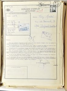 1971/1980, samenstelling op dienstbrieven voor personeelsaanvragen en kortingsaanvragen voor abonnementen, zm/m.