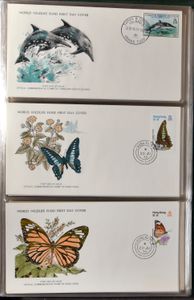 W.W.F. : 1977/1979, Int. 1°day covers, vf.
