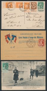Verzameling (30x) Belgique Le Havre St. Adresse 1914-1918, met o.a. PWST, gelopen ZK, brieven enz., enkele betere zichtkaarten, zm/m/ntz