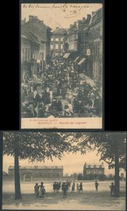 Hasselt, composition belles vues de la ville ancienne (6 pièces)