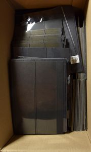 Stock cards, black on A5 and A6 size (Hundreds of items)