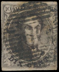 N° 3, volrandig, afst. P. 60 Herve, zm (OBP € 115 + Coba € 30)
