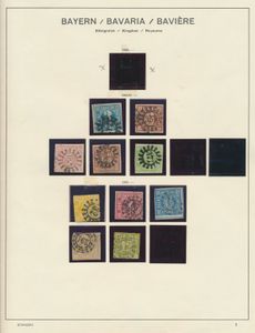1849/1920 Verzameling op Schaubek bladen met veel klassiek (stempels!), daarna vrijwel alles ongestempeld, zm/m/ntz