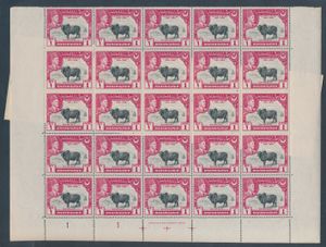 Etats Bahawalpur N° 18/21 (35x, en parties de champ), tb (Yv. €2,100)