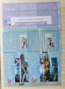 2006, collection + 270 mini sheets, different thematics, most transport, Perf and imperf, VF.