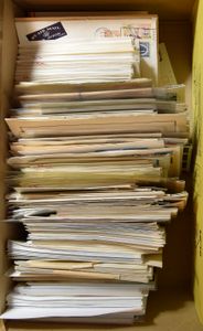 Diverse landen, samenstelling 100den poststukken, diverse onderwerpen, zm/m/ntz.