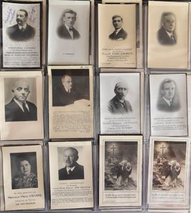 Doodsprentjes, overwegend doodsprentjes en een weinig religie (+250 stuks)