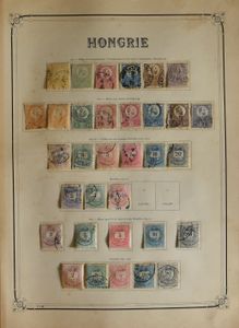 1871/1940, oude goed gevulde verzameling in klemband, met beter klassiek, diverse tandingen, 1932 Madonna *, LP Zeppelin, reeks 1933, strafport, bezette gebieden, enkele Epreuves, interessante koop, zm/m/ntz.