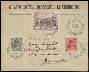 1922 N° 140/141 Filatelistische tentoonstelling 