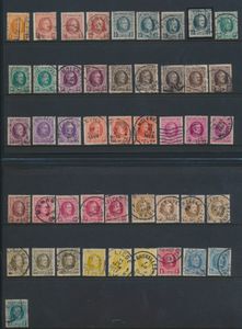 Samenstelling uit N° 190/208 (46x) Meestal de kleinere waarden, alle met kleine drukverschillen, voor de specialist, zm