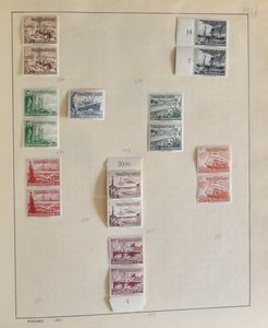 1875/1945 Simple collection followed by huge quantity of complete sheets and sheetlets, Infla and Hitler in 2 bands, great buy for collectors of plate errors and varieties, vf/to be checked